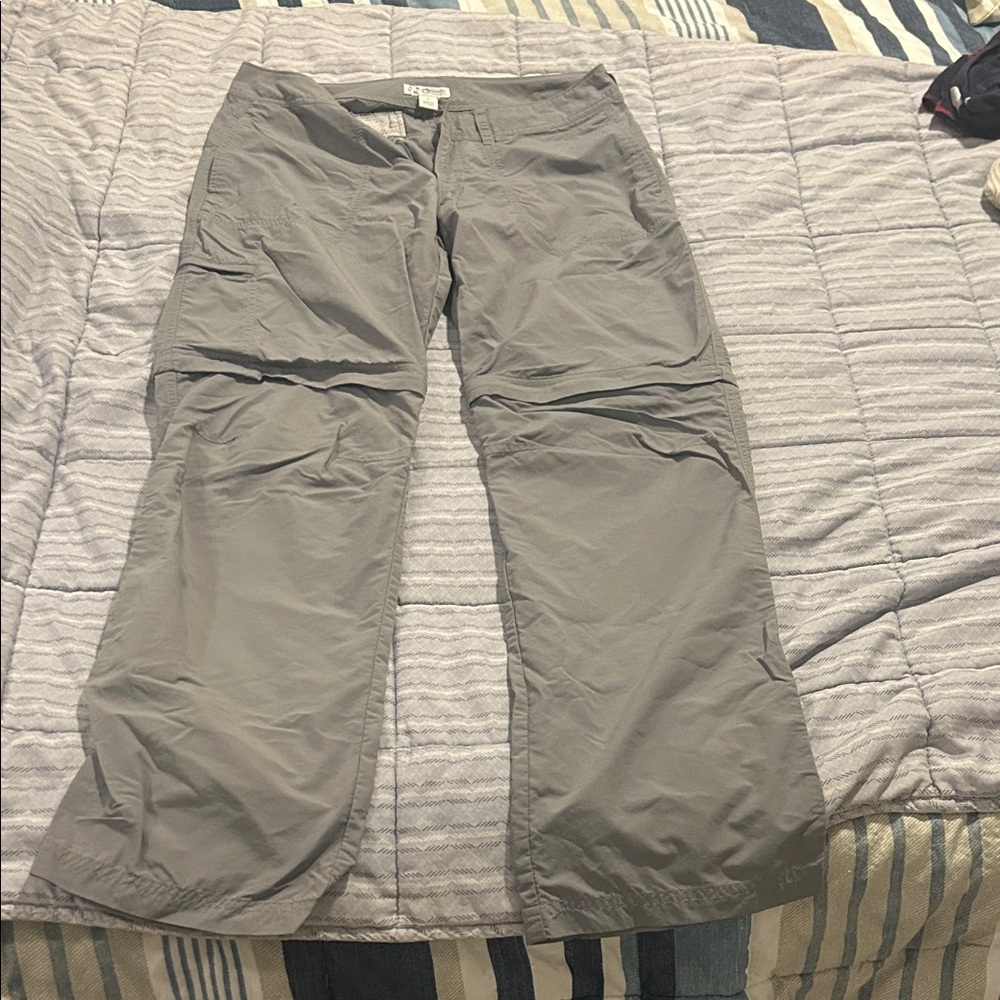 Gander Mountain Women's Convertible Hiking Cargo Pants in Gray